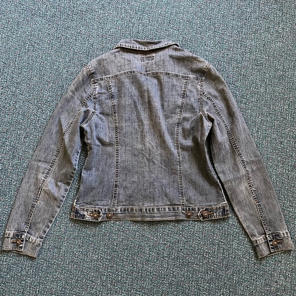 Vintage Max Studio Stretchy Denim Jacket, Medium - Picture 8 of 16